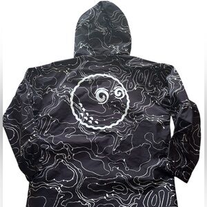 Black Graphic Kids Hoodie